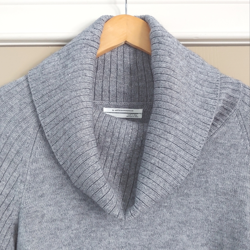 Anthropologie Paloma Knit Cowl Neck Sweater - Picture 6 of 16